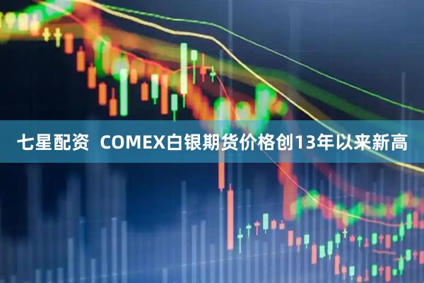 七星配资  COMEX白银期货价格创13年以来新高